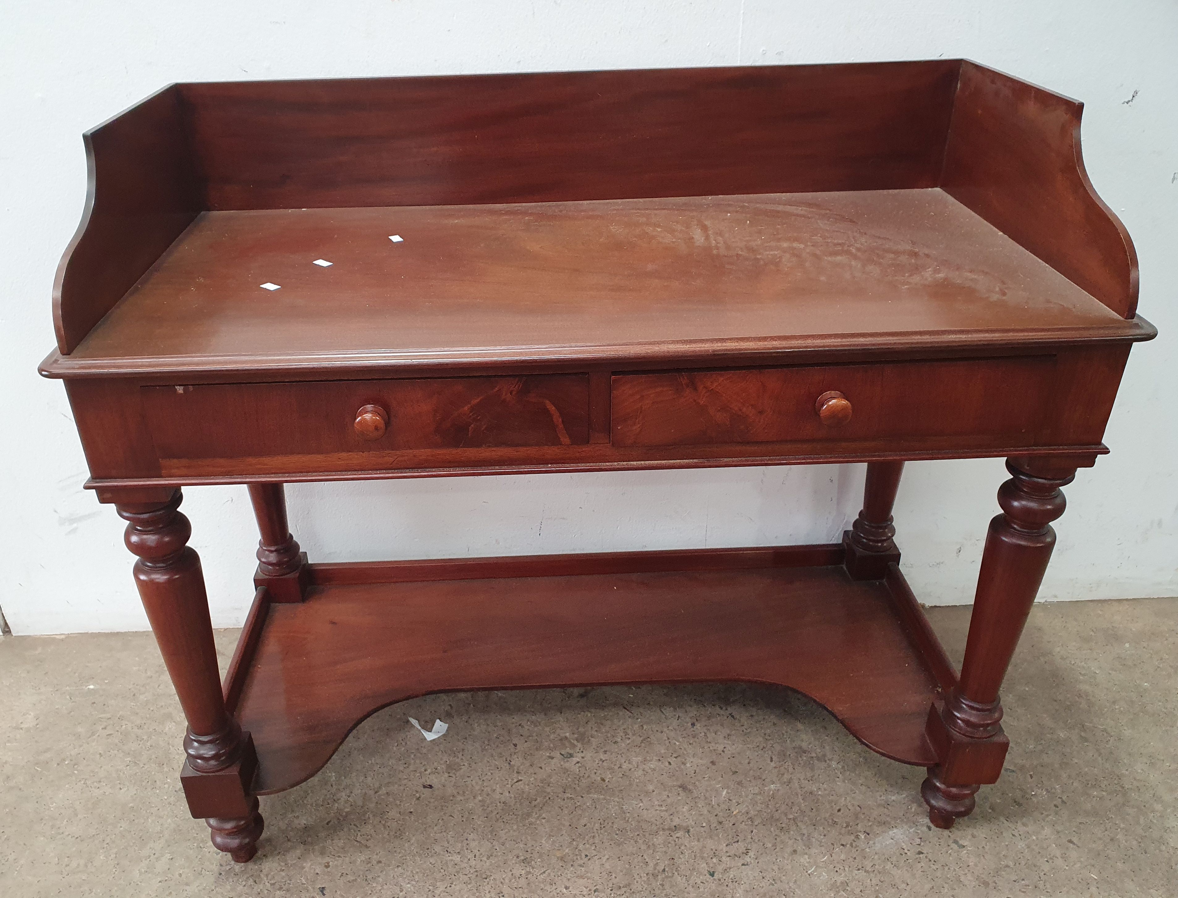 A Victorian Mahogany Washstand