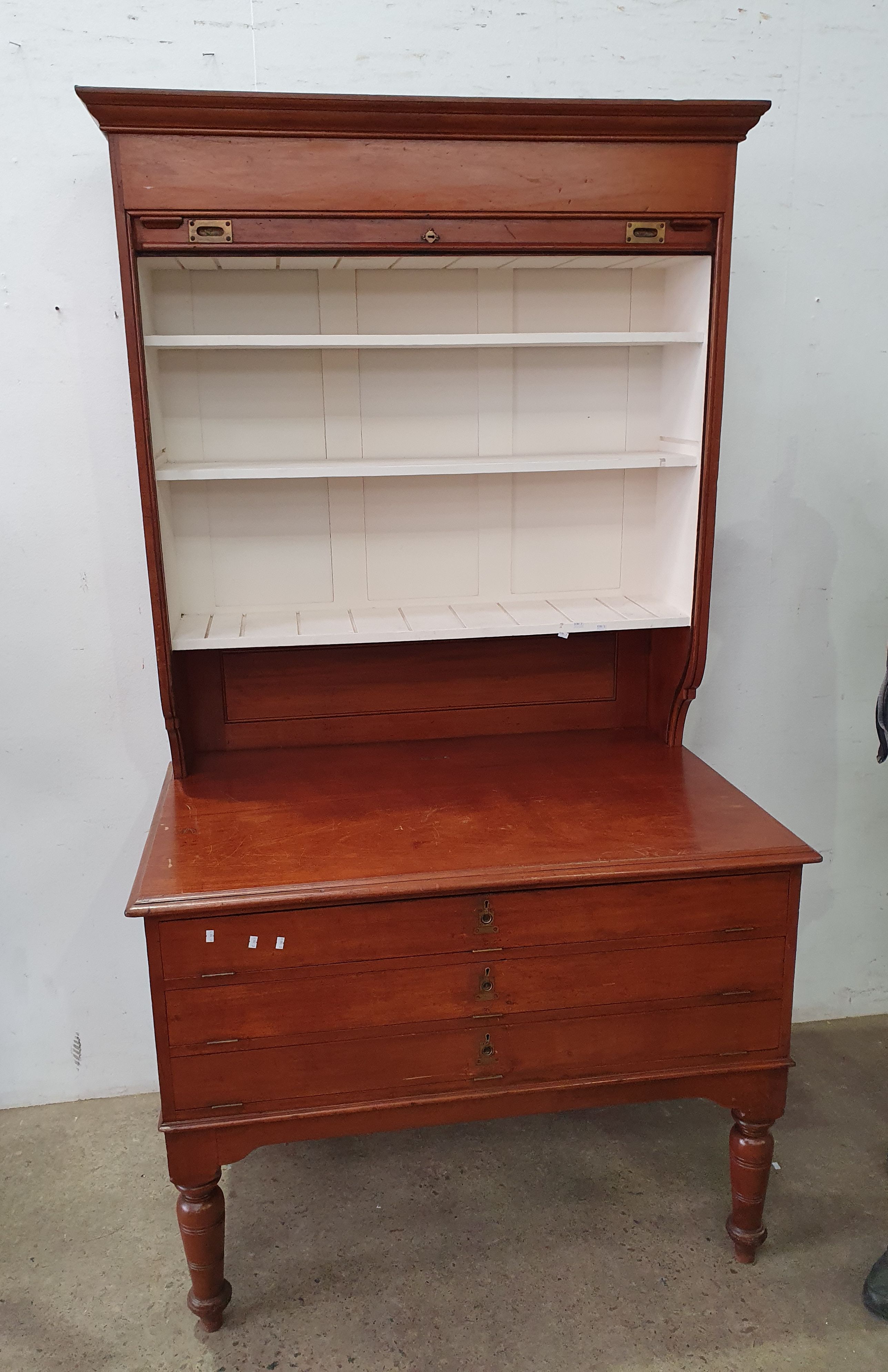 An Elevated Colonial Cedar Plans Cabinet