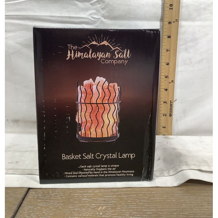 The Himalayan Salt Company Basket Salt Crystal Lamp