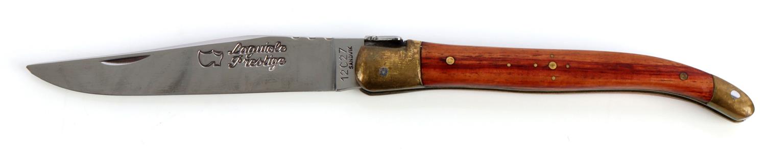 FRANCE LAGUIOLE SLIPJOINT POCKET KNIFE 12C27 SAN | Affiliated Auctions