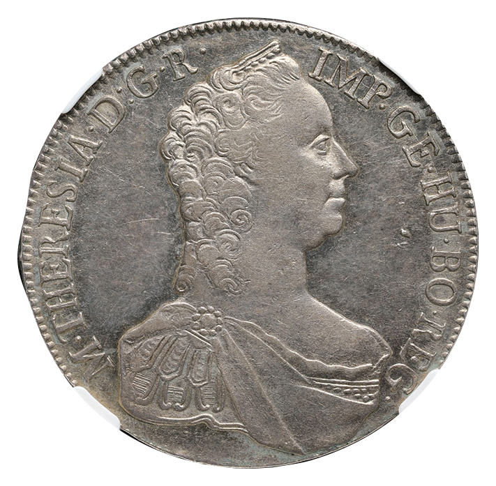 神聖ローマ帝国 マリア・テレジア (1740-1780) 1ターラー銀貨
