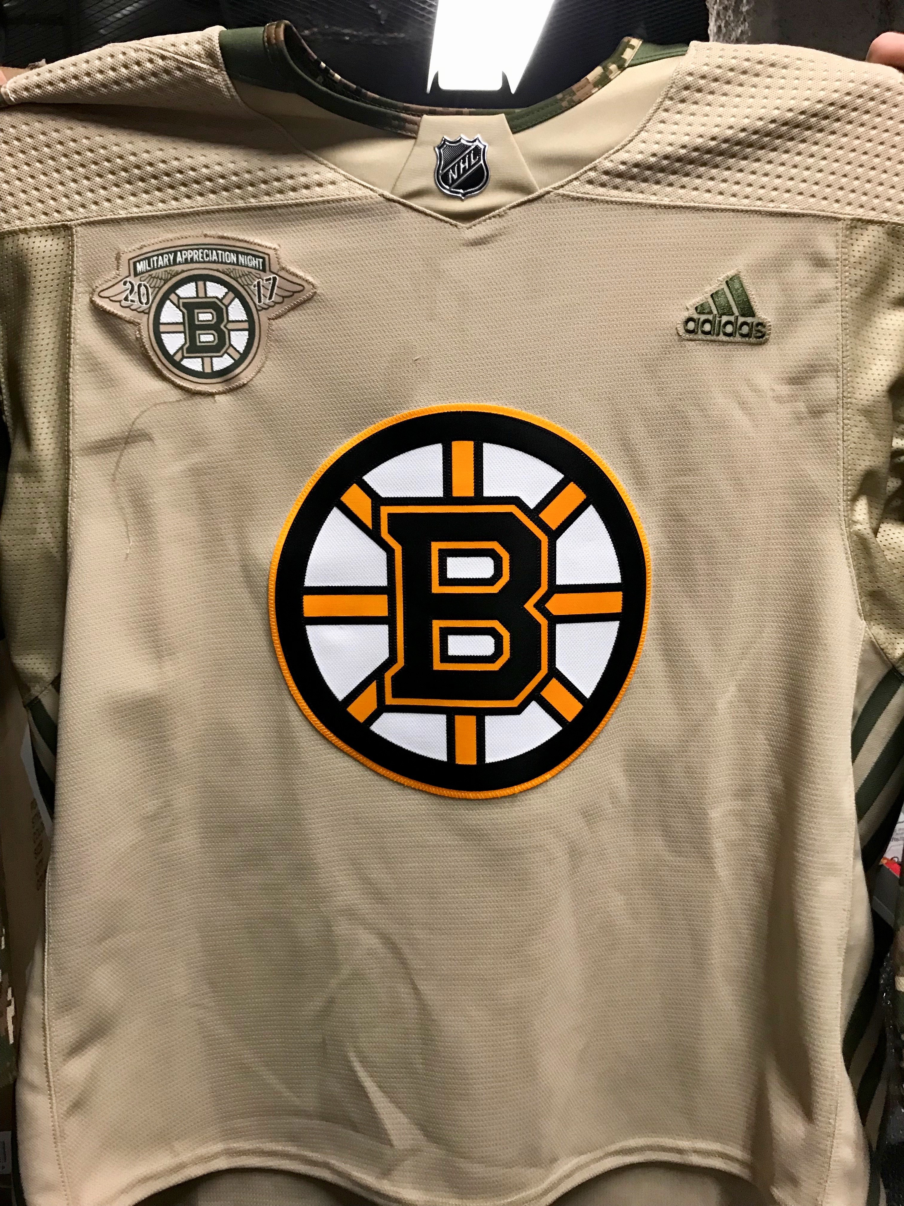 boston bruins military appreciation jersey