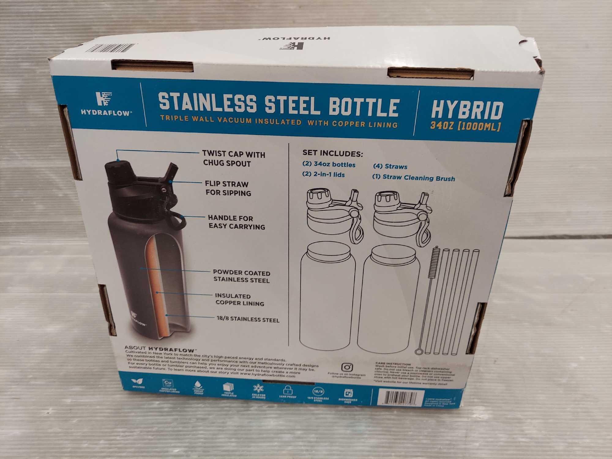 Hydraflow Hybrid Triple Wall Vacuum Insulated with Copper Lining Drinking Bottle