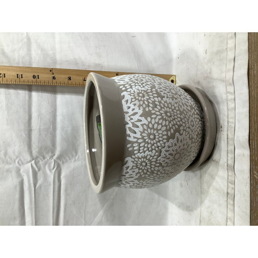 Southern Patio 7" Ceramic Farrah Planter In Gray