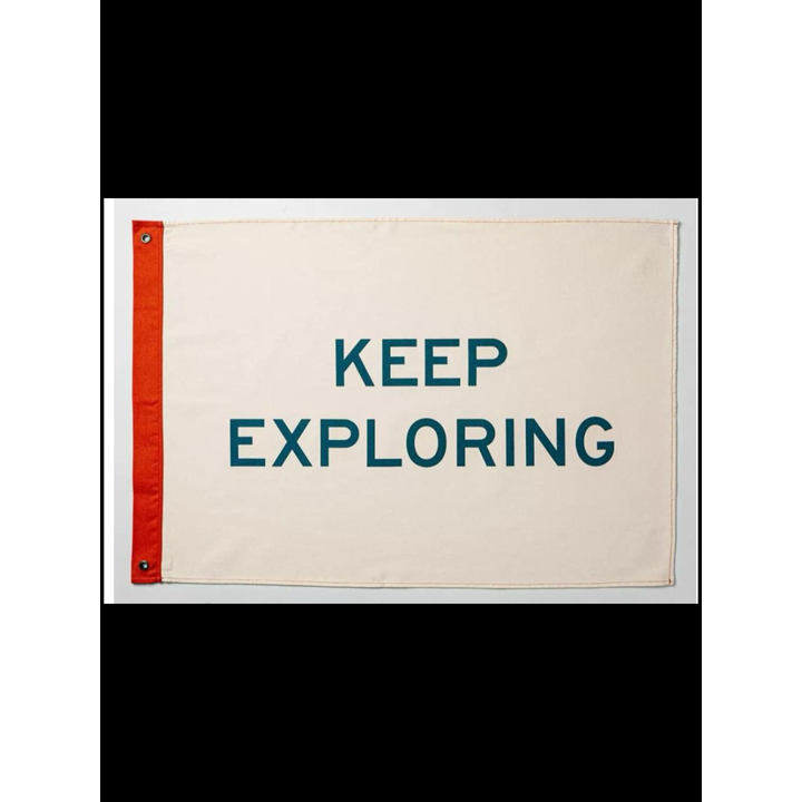 Hearth & Hand w/ Magnolia "Keep Exploring" Canvas Flag- 28'' x 40''