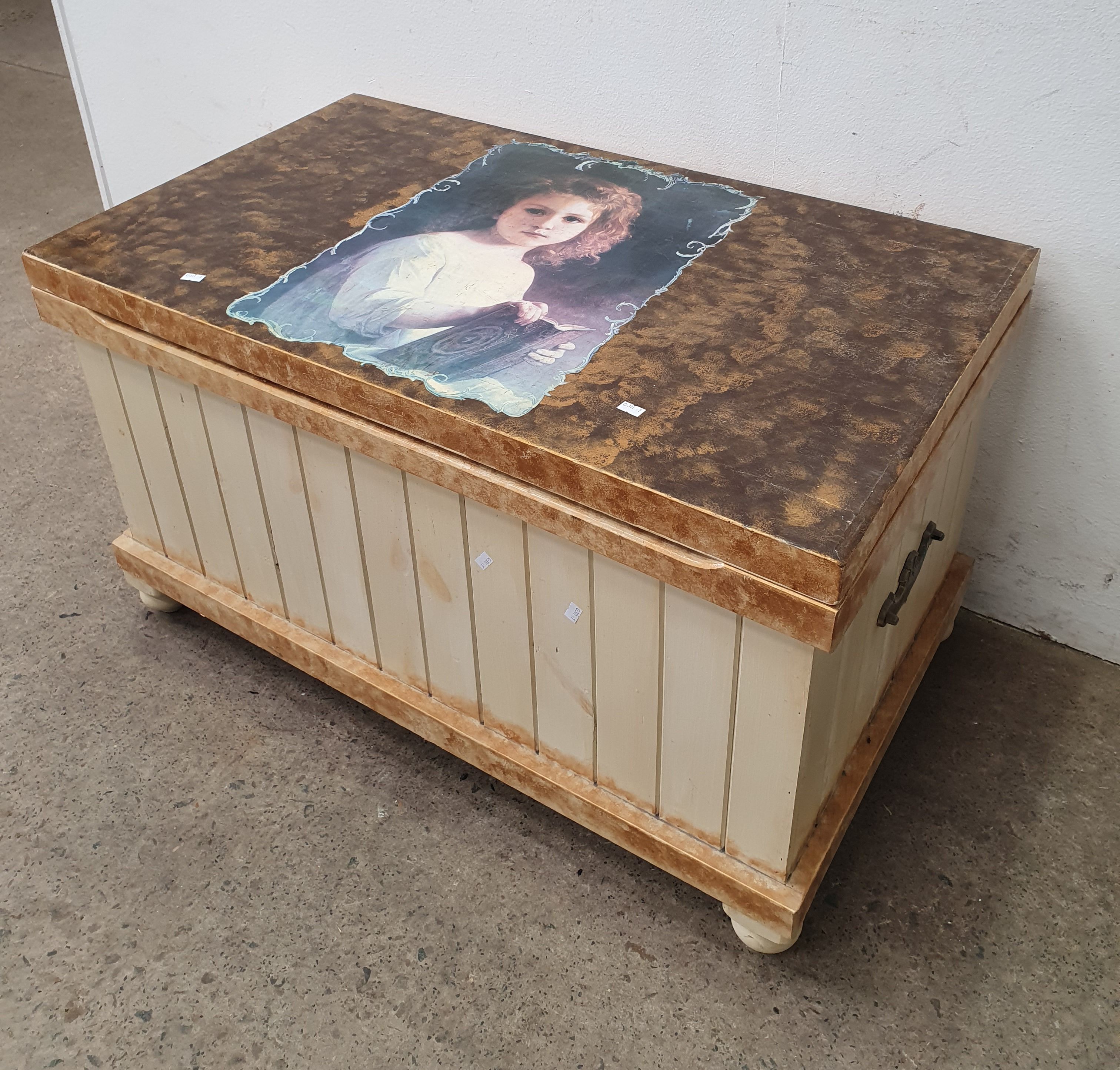 A Pine Blanket Box