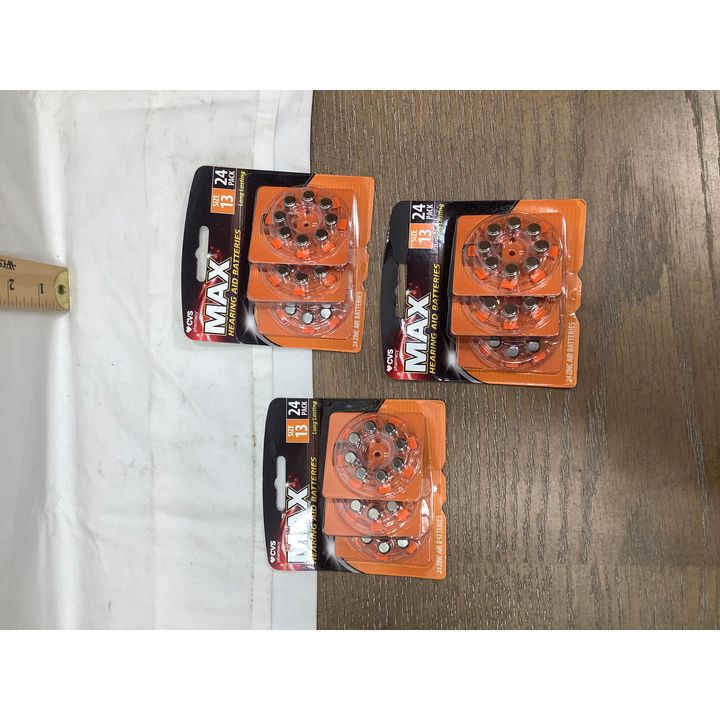 Buying (3pks) Size 13 24 Max Hearing Aid Batteries - Long Lasting