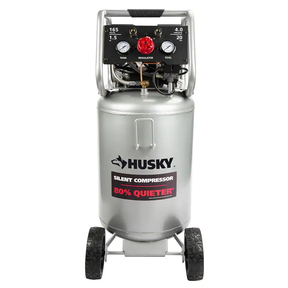 Husky 20 Gal. Vertical Electric-Powered Silent Air Compressor - FF4
