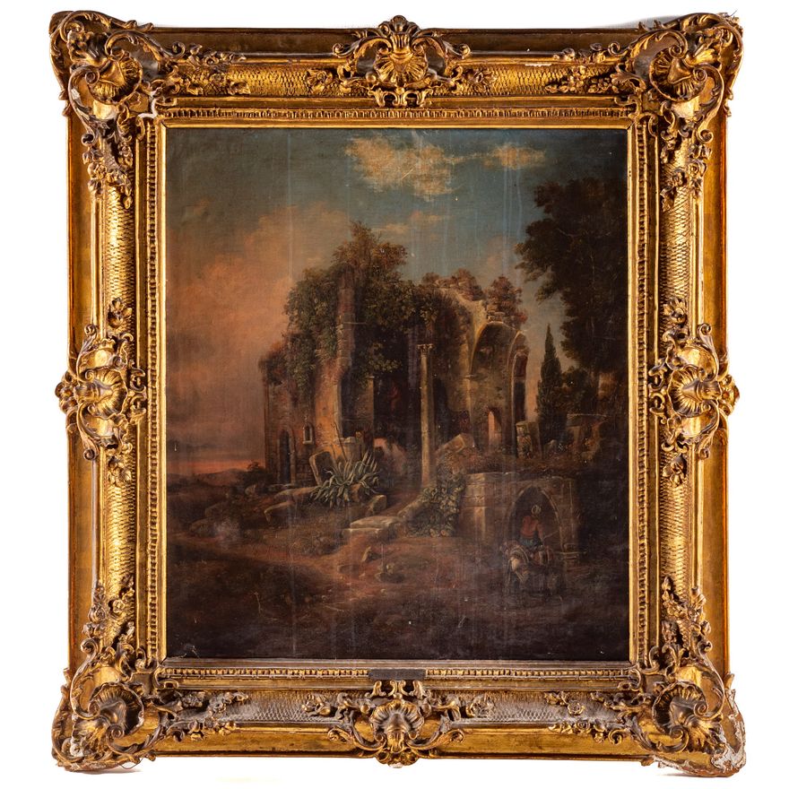 Attributed to Pierre Henri T. Tatar Van Elven, oil