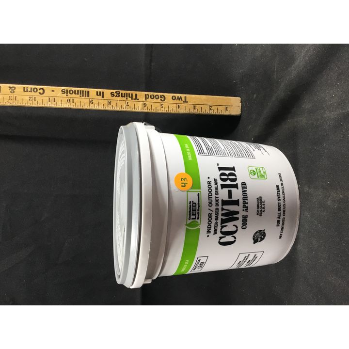 Indoor/ Outdoor Water-Based Duct Sealnt CCWI-181- Gray- 1 Gallon