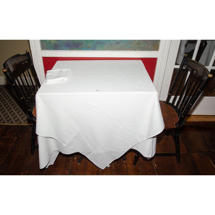 A Table & Two Hitchcock Chairs