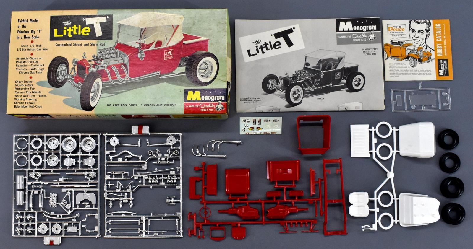 Monogram 1/24 Scale Model Kit PC92-170 Little T Street and Show Hot Rod  Partial