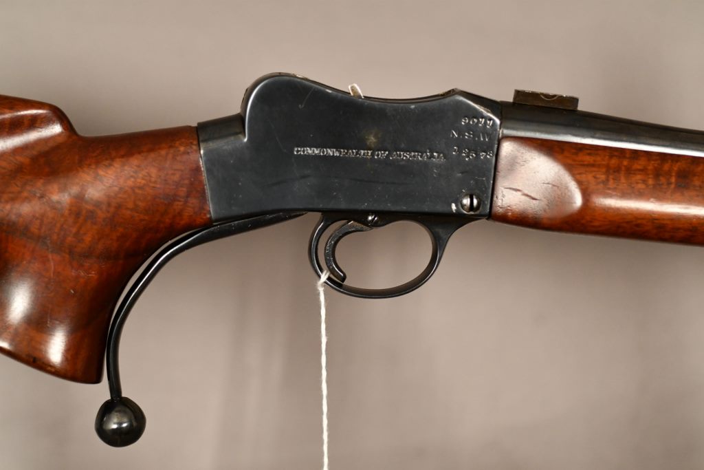 Birmingham Small Arms Martini, .219 DW cal. falling block rifle, Blue ...