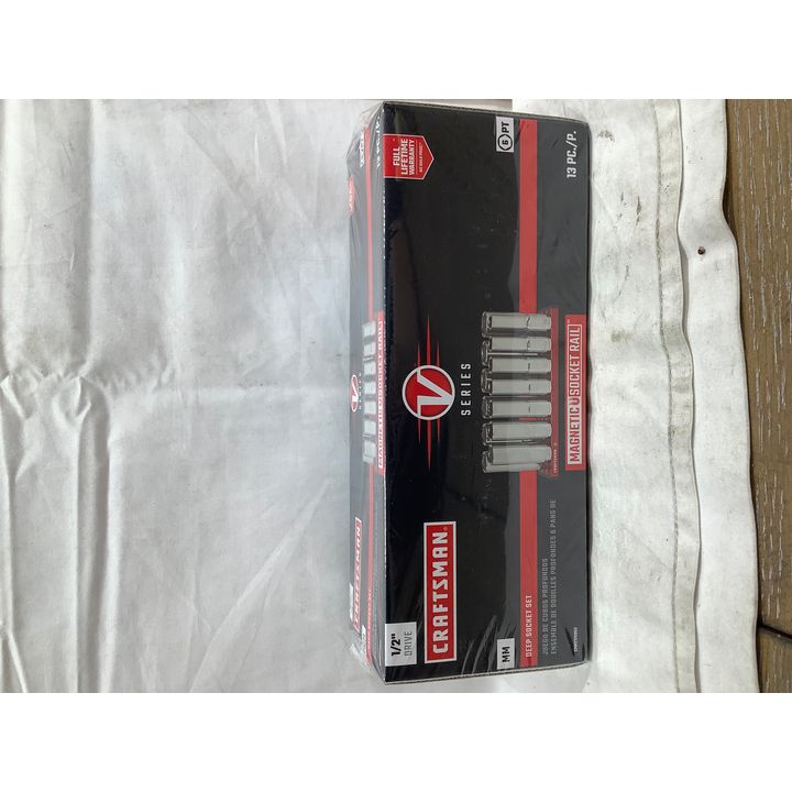 Craftsman 1/2"Drive, Deep Socket Set, 13 pc, MM, 6pt
