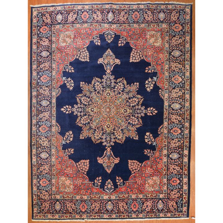 Semi Antique Kashan Carpet, Persia, 9.9 x 13.1