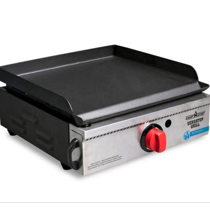 Camp Chef VersaTop Flat Top Tabletop Grill Single Burner 17"x18"x8"