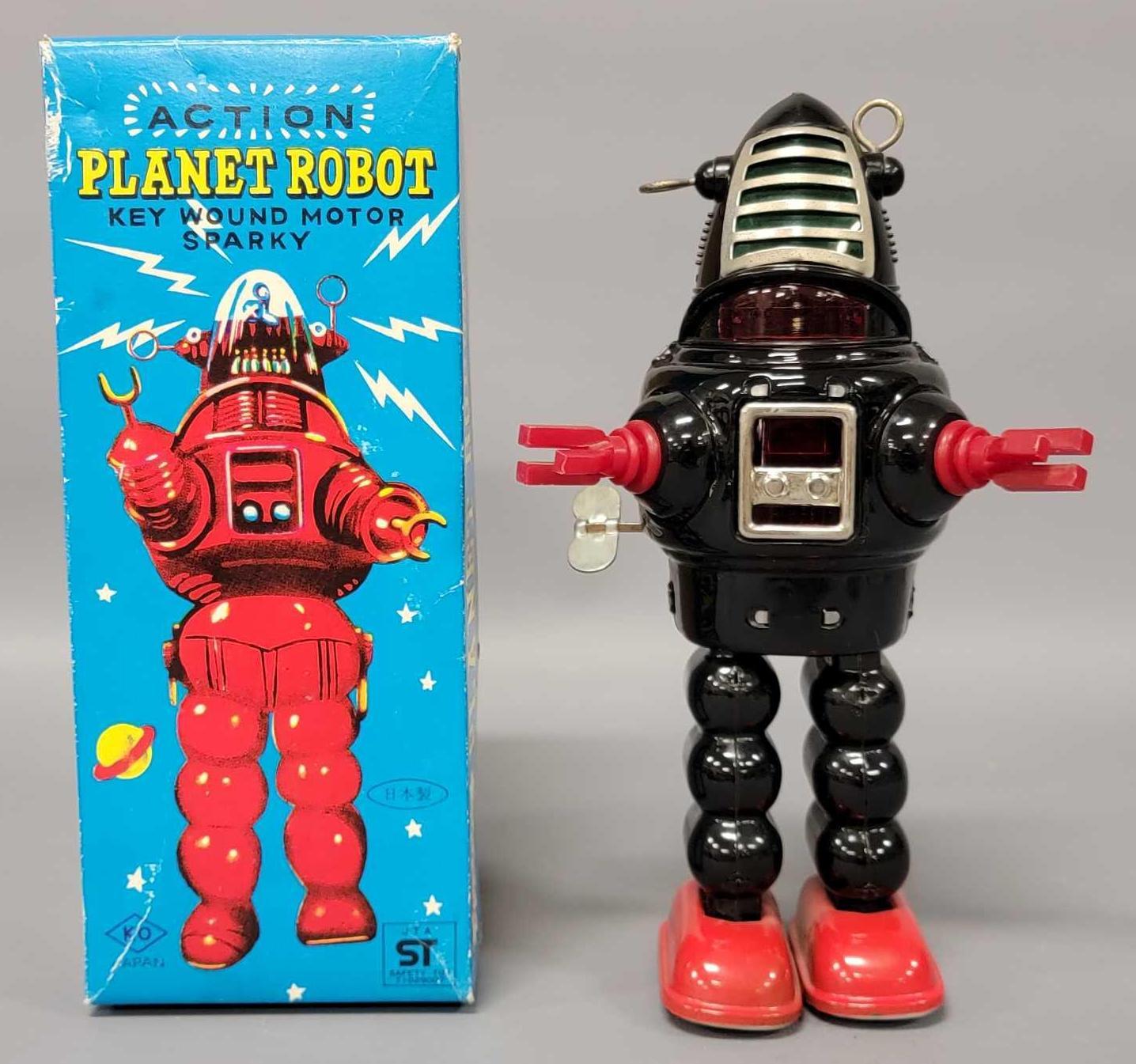 Planet Robot Yoshiya KO Japan key wound sparky motor Robot in 