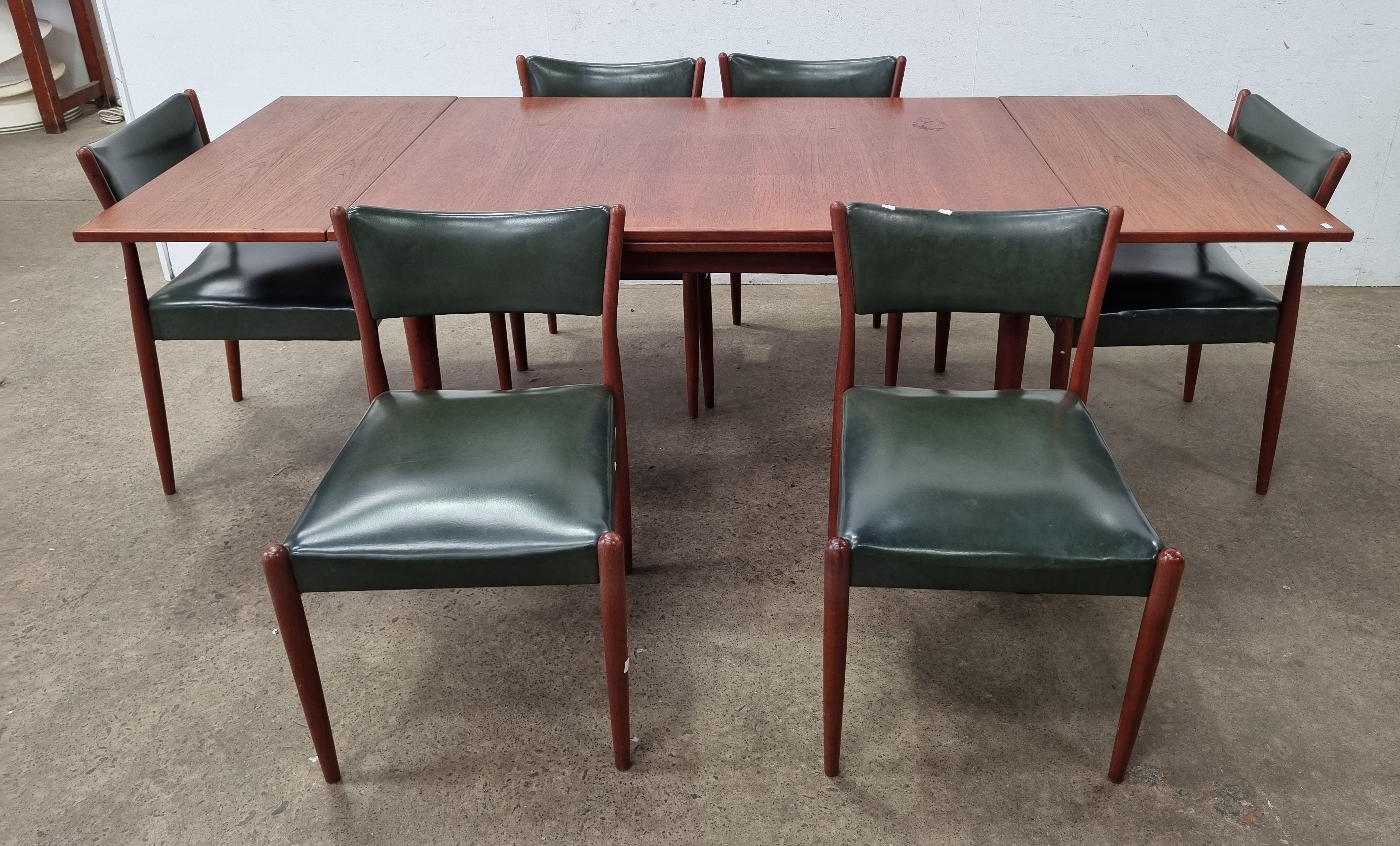 A Teak Mid-Century Seven Piece Dining Suite