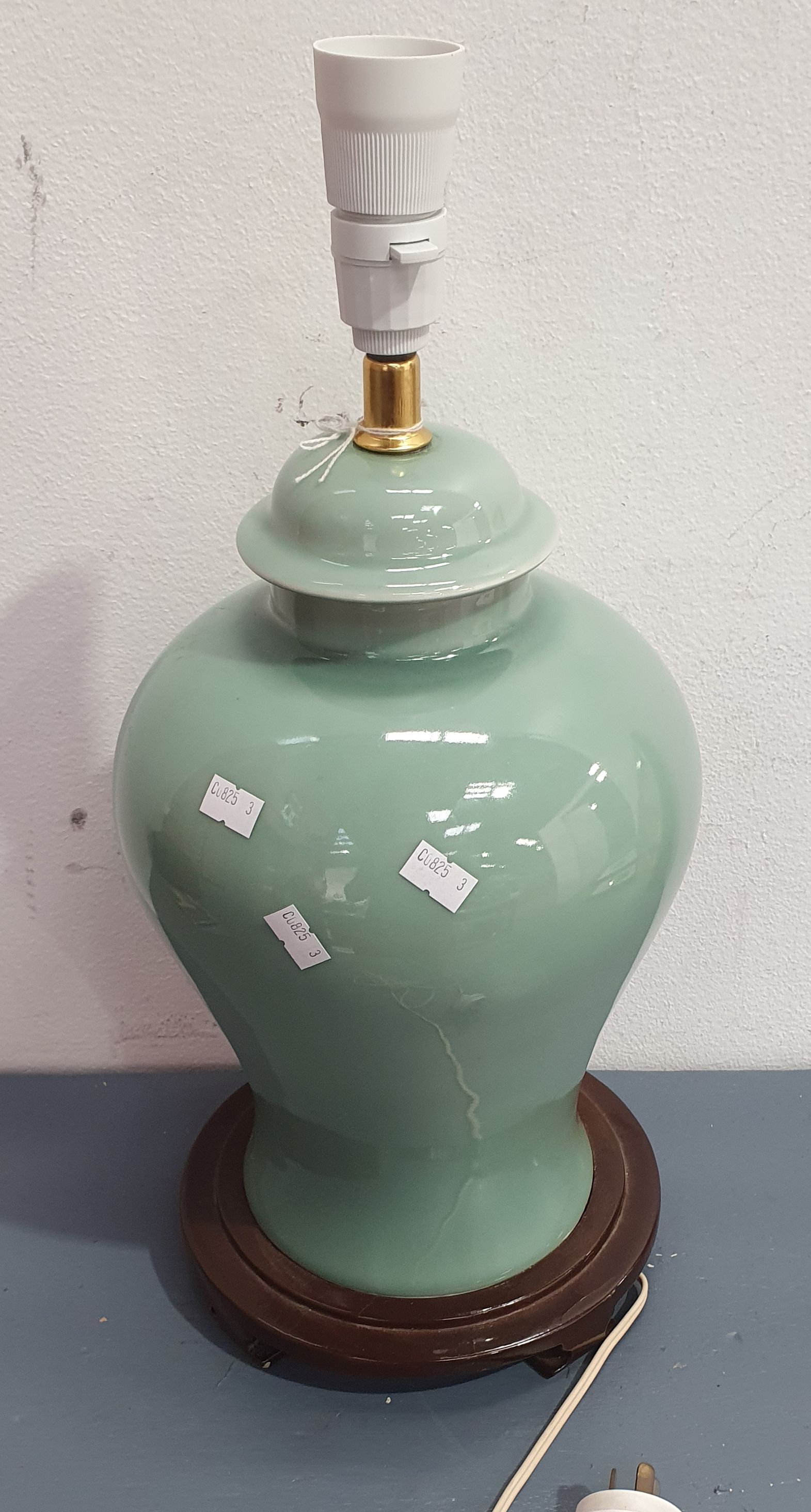 A Glazed Table Lamp