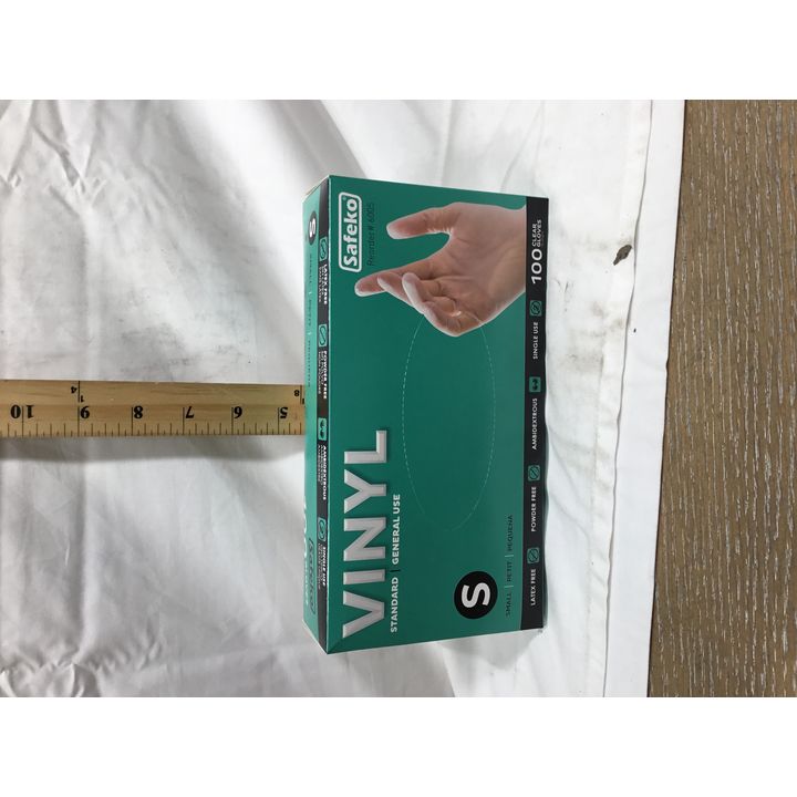 Safeko Standard Vinyl Gloves Small 100ct