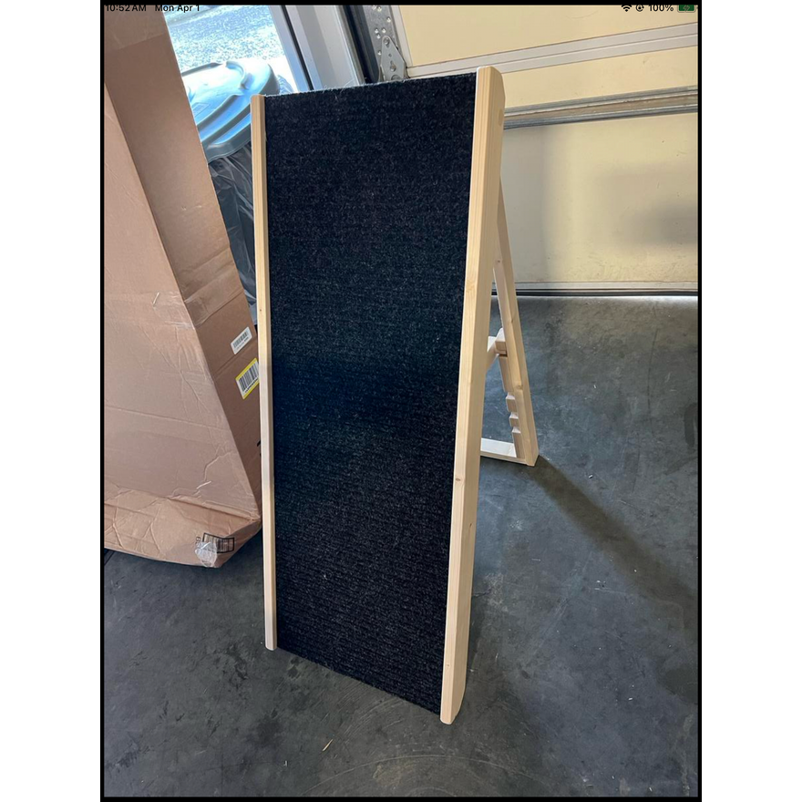39.5"Lx 16W Adjustable Pet Ramp