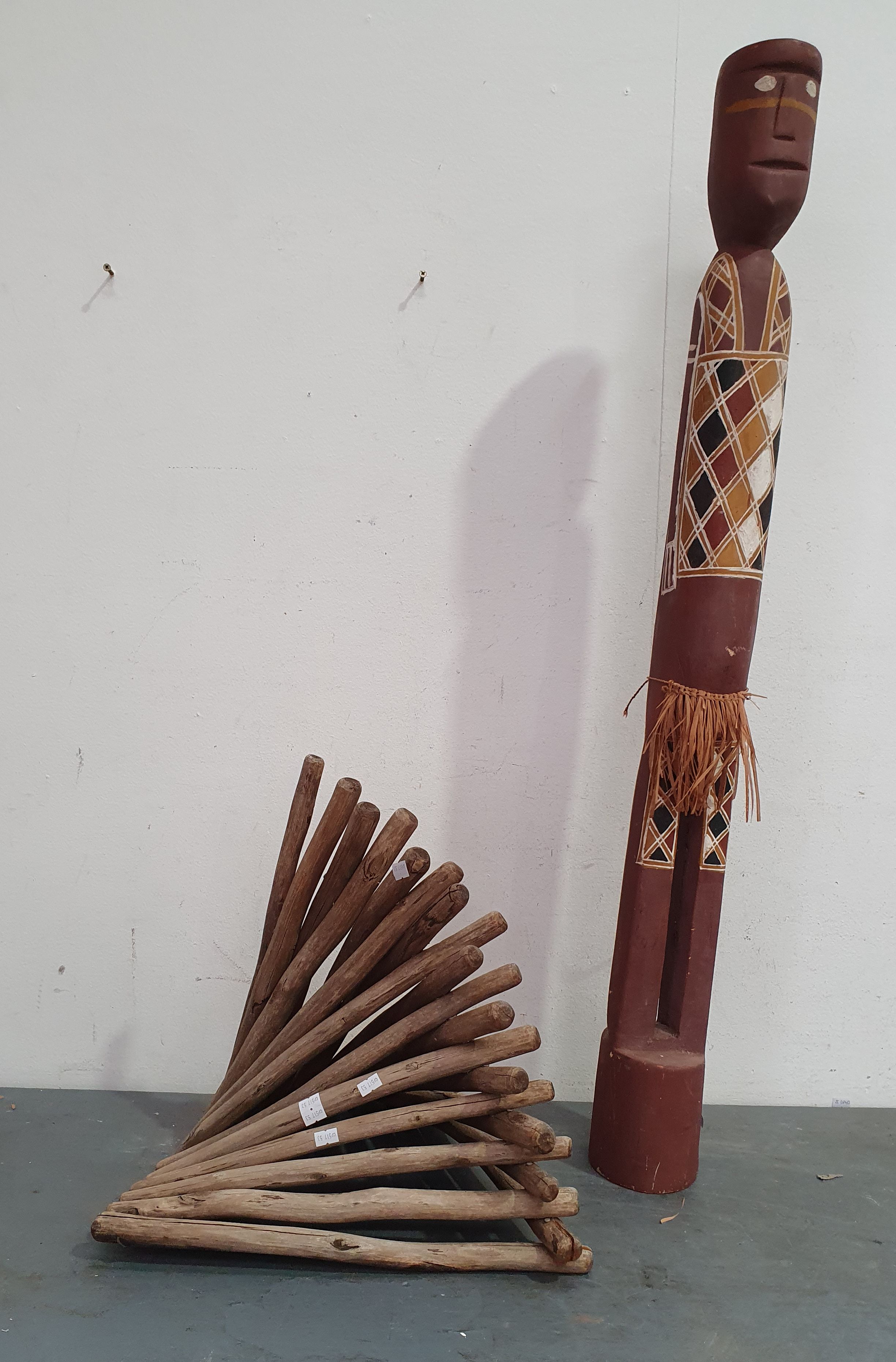 Two Wooden Decorative Items