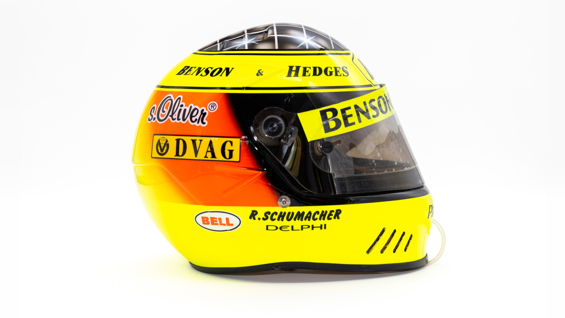 Ralf Schumacher 1998 Signed Original Jordan Helmet | Broad Arrow Auctions