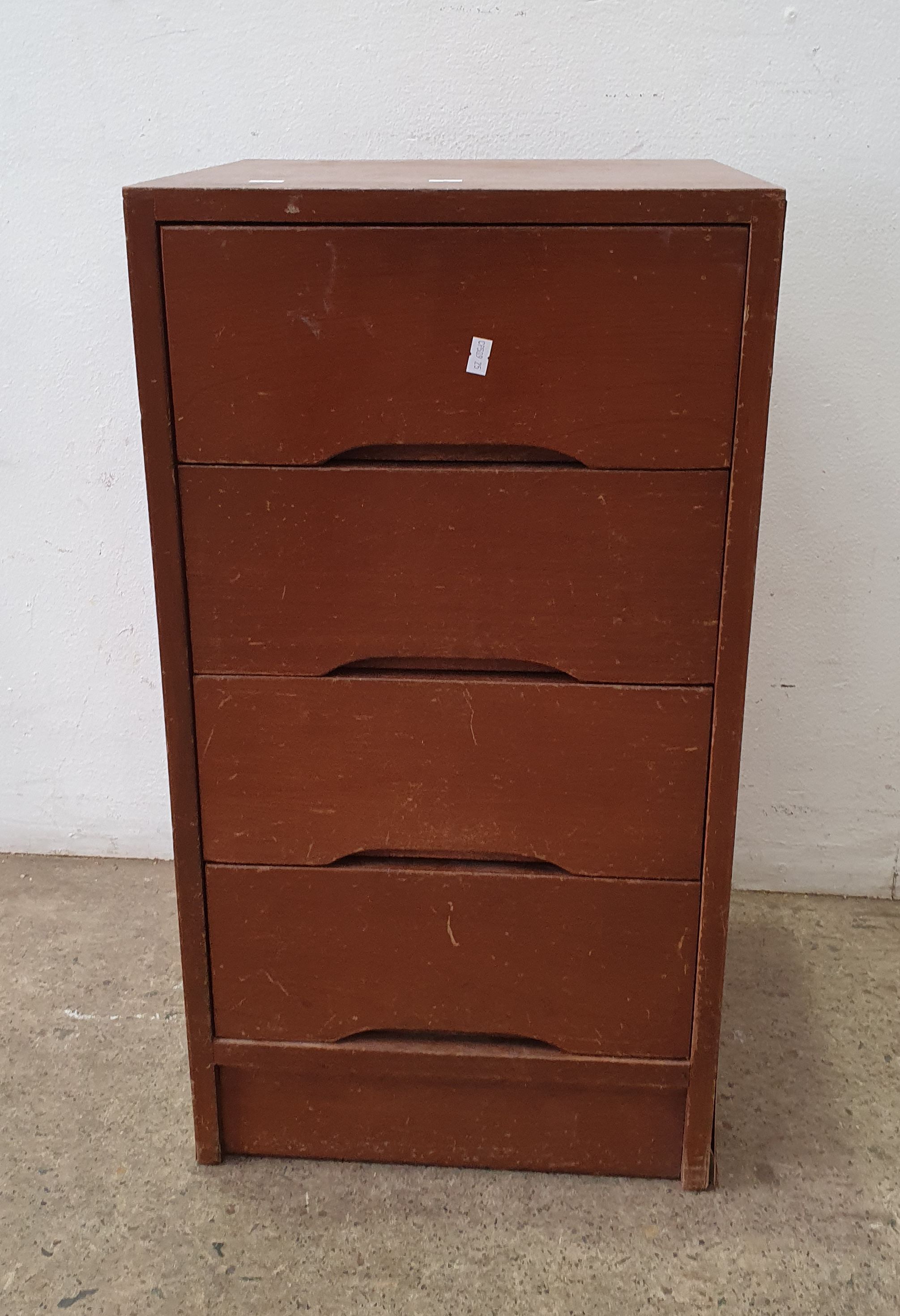 A Four Drawer Bedside Chest