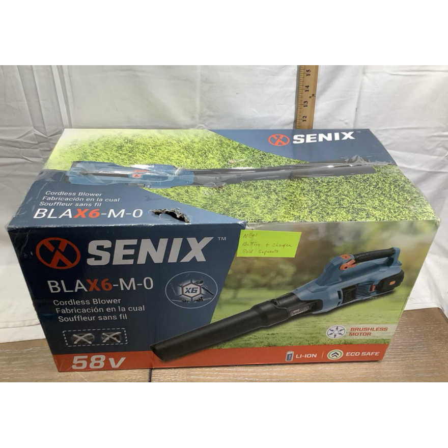 Senix BLAX6-M-0 Cordless Blower, 58V, Brushless Motor