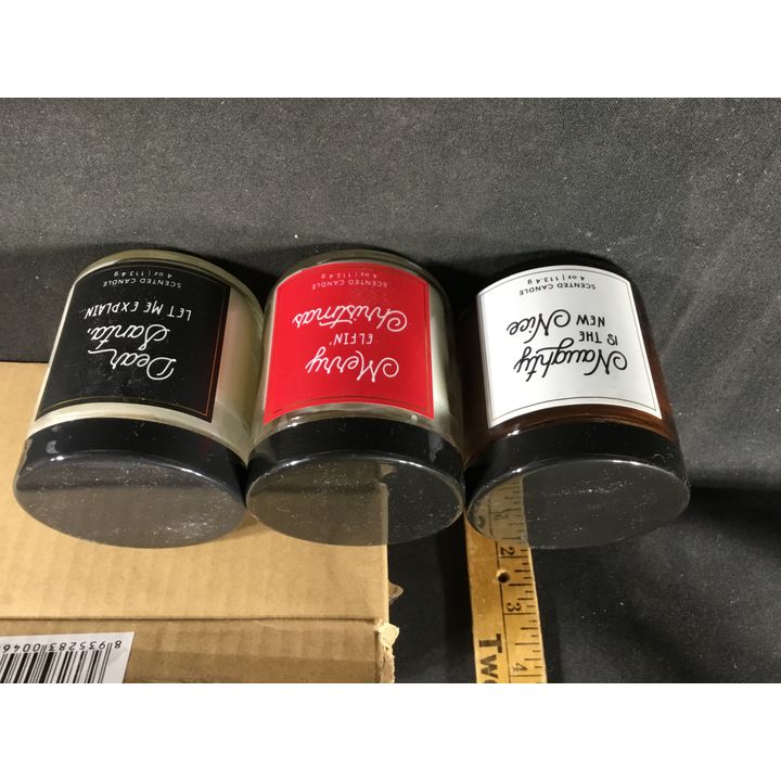 (Buying 3) Comical Scented Christmas Candles 4 Oz