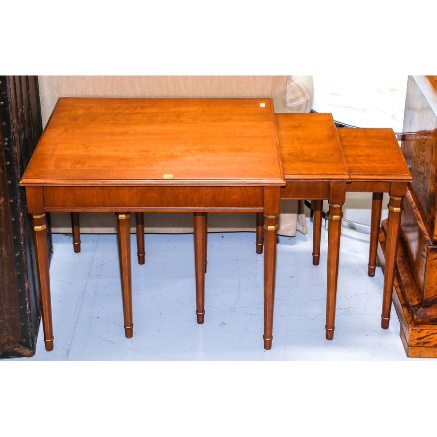 Set of Three Henredon Nesting Tables