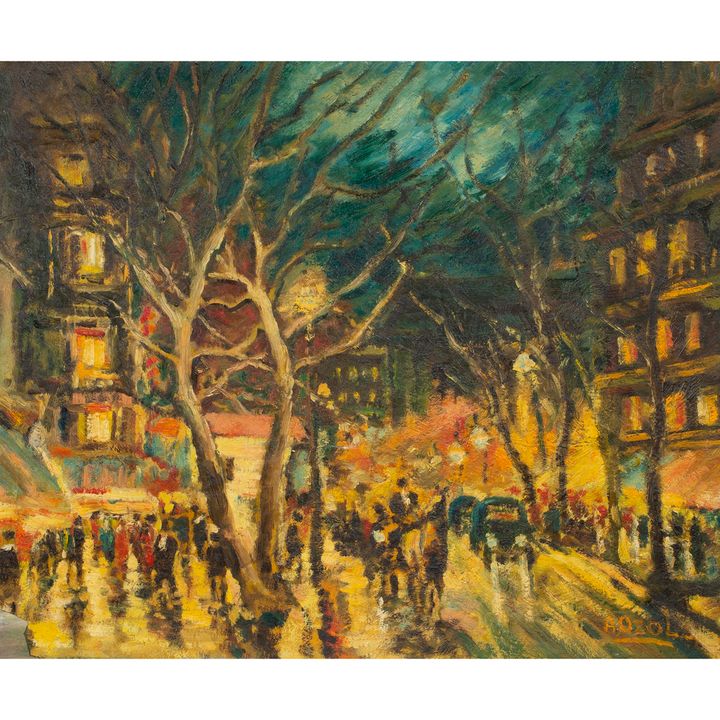 Painting, Auseklis Ozols