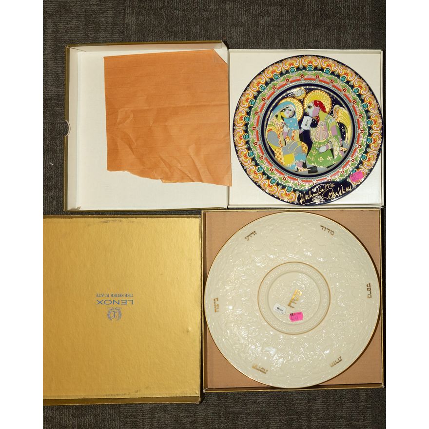 Lenox Seder Plate & Rosenthal Plate