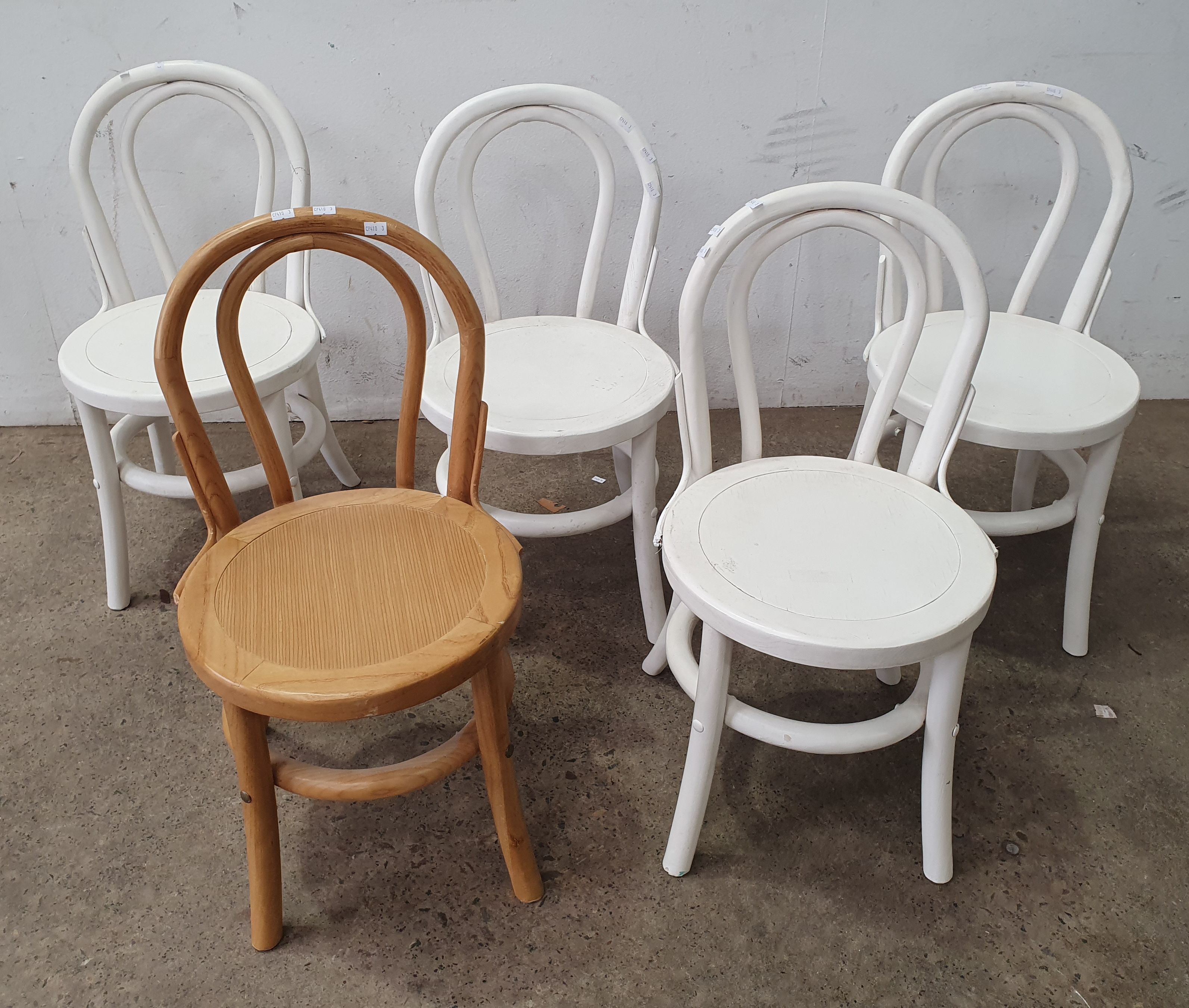 2259 · A GROUP OF KIDS BENTWOOD CHAIRS