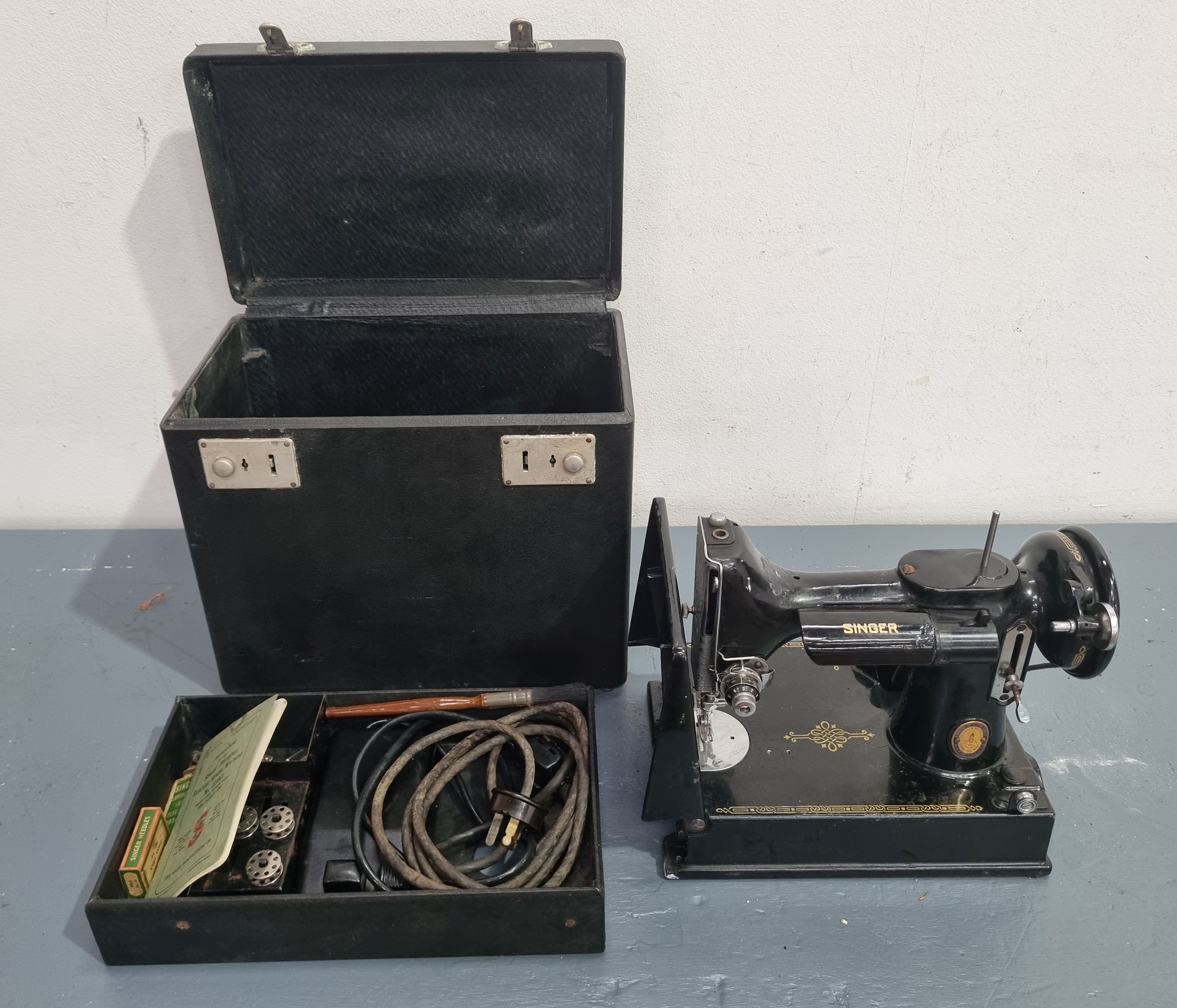 A Singer Sewing Machine