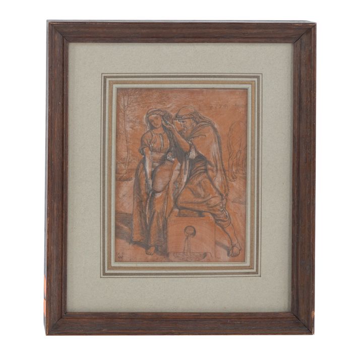 After W. H. Hunt. Original wood engraving block