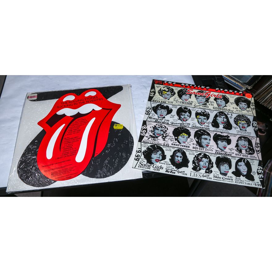 A Collection of Rolling Stones LPs