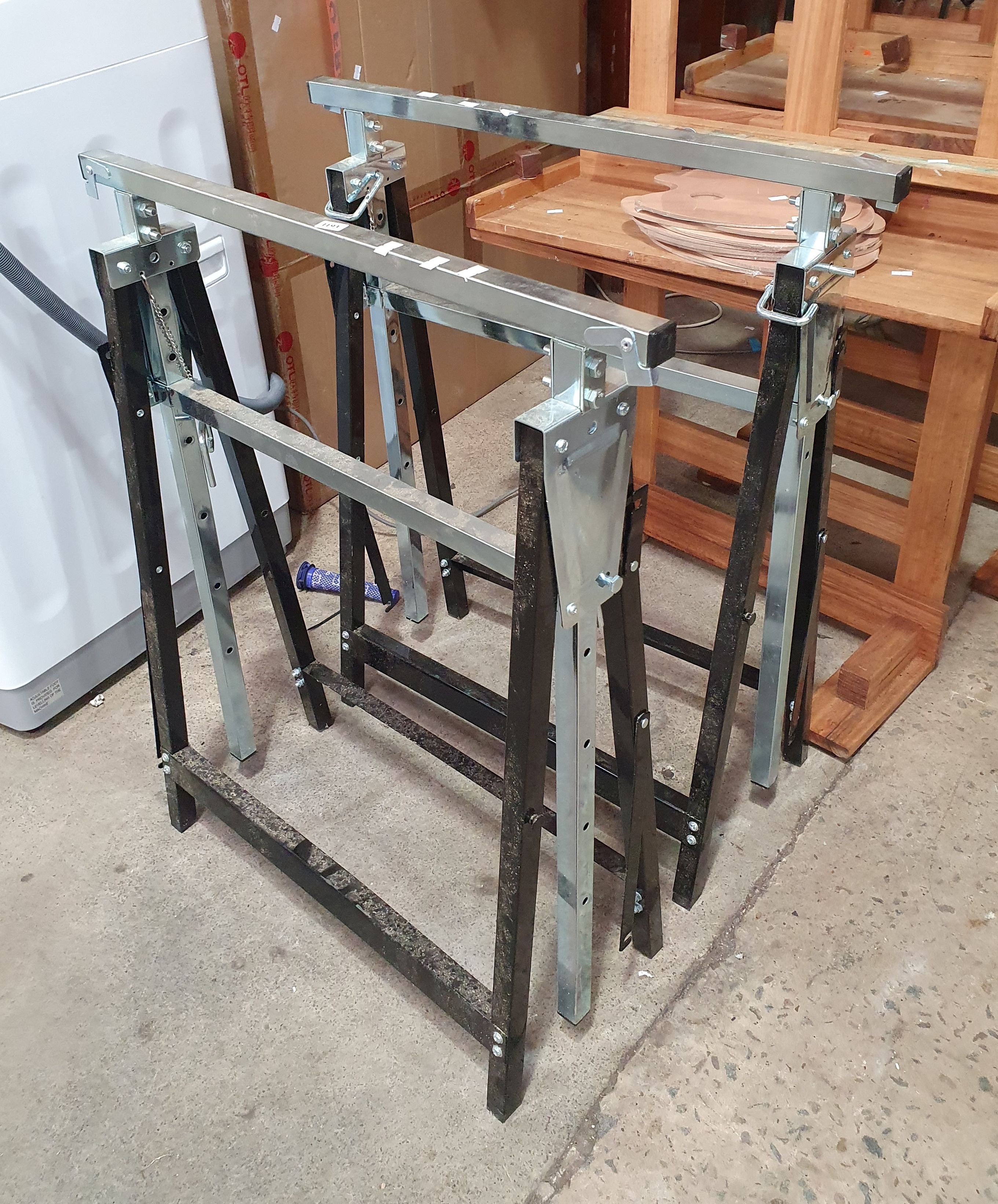 A Carpenters Trestle Legs
