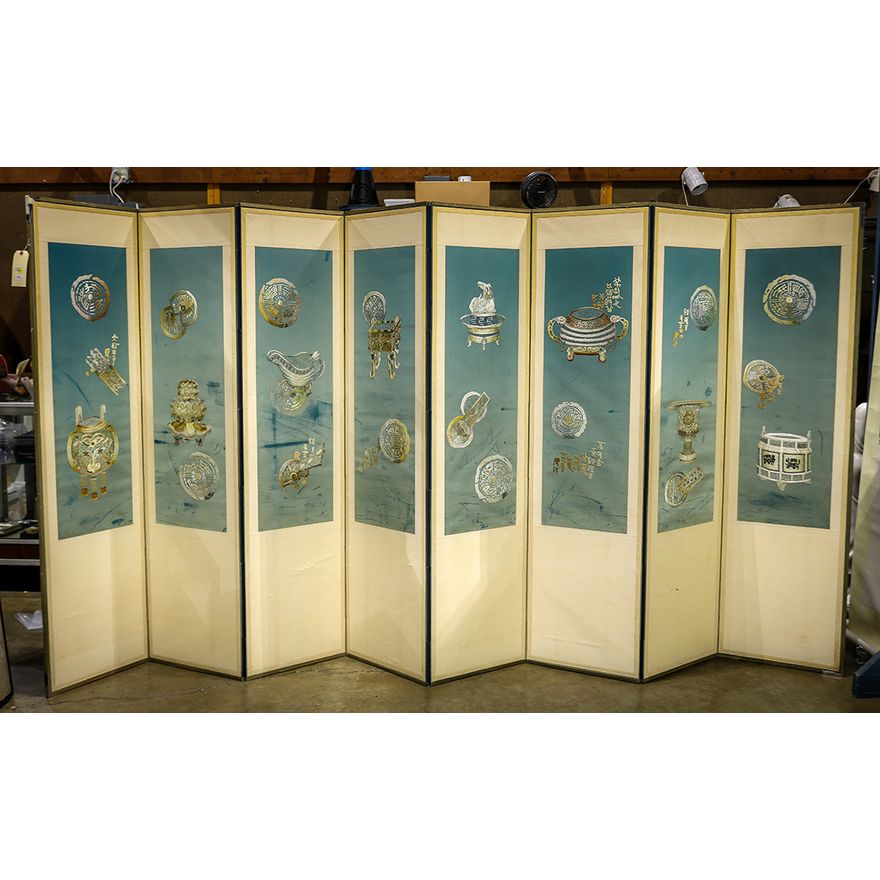 Korean Embroidered Screen