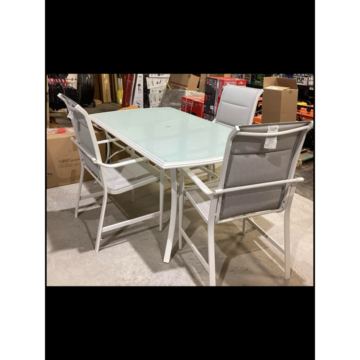 Ashbury Dining Table w/ 3 Dining Chairs- Table :62'' L x 39'' W x 29'' H Chairs: 25'' W x 19'' L x 42'' H