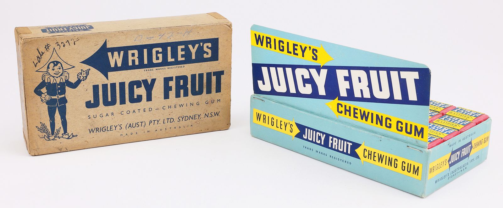 Wrigley's Juicy Fruit Gum Box Antique Advertising LLC