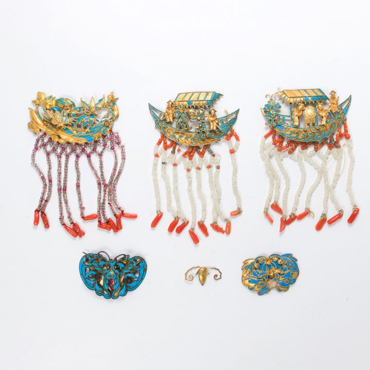 A group of Chinese ornaments
