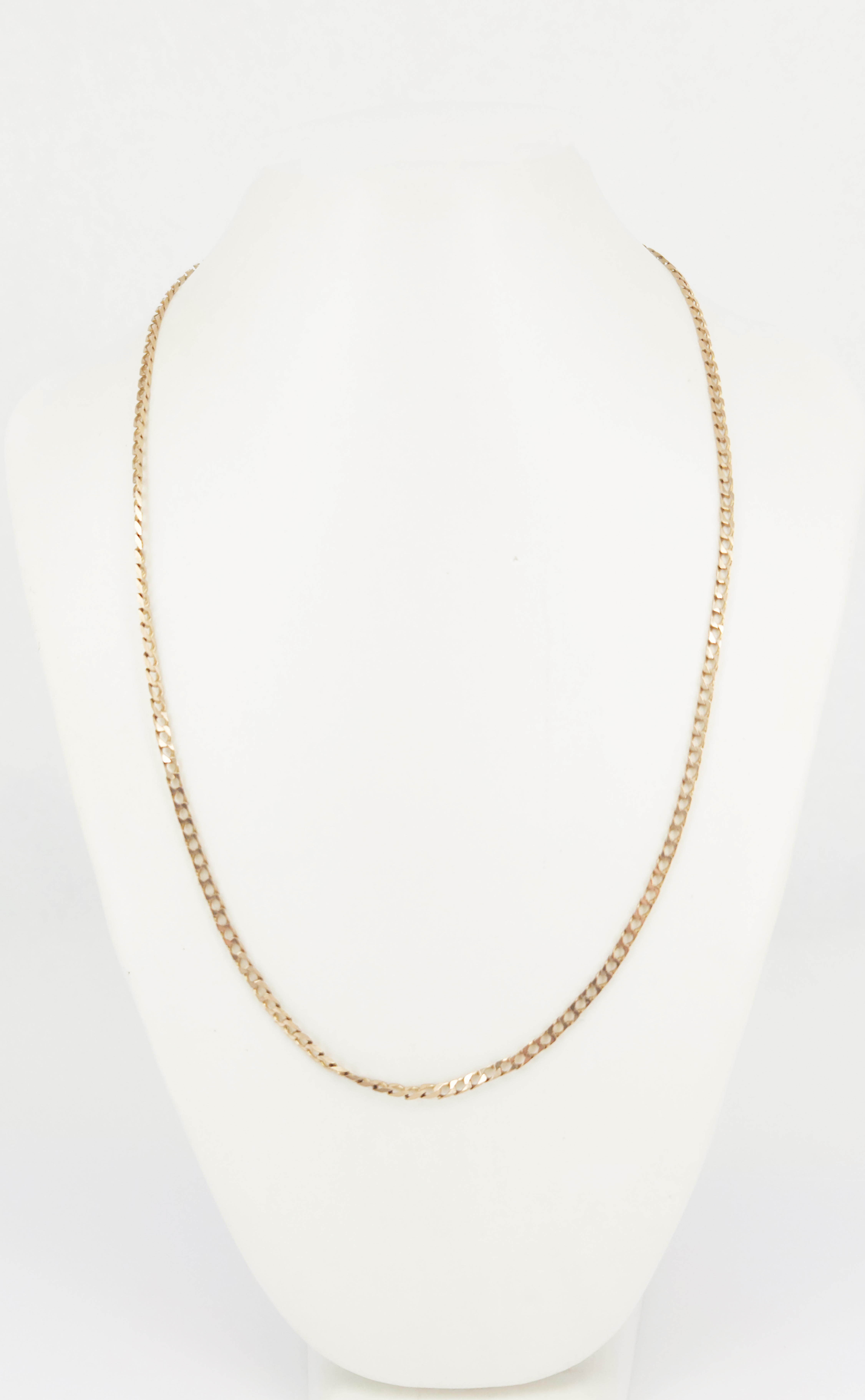 A 9ct Gold Curb-Link Chain