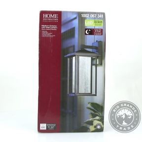 Home Decorators Collection Outdoor LED Wall Lantern In Black - Medium - BB3