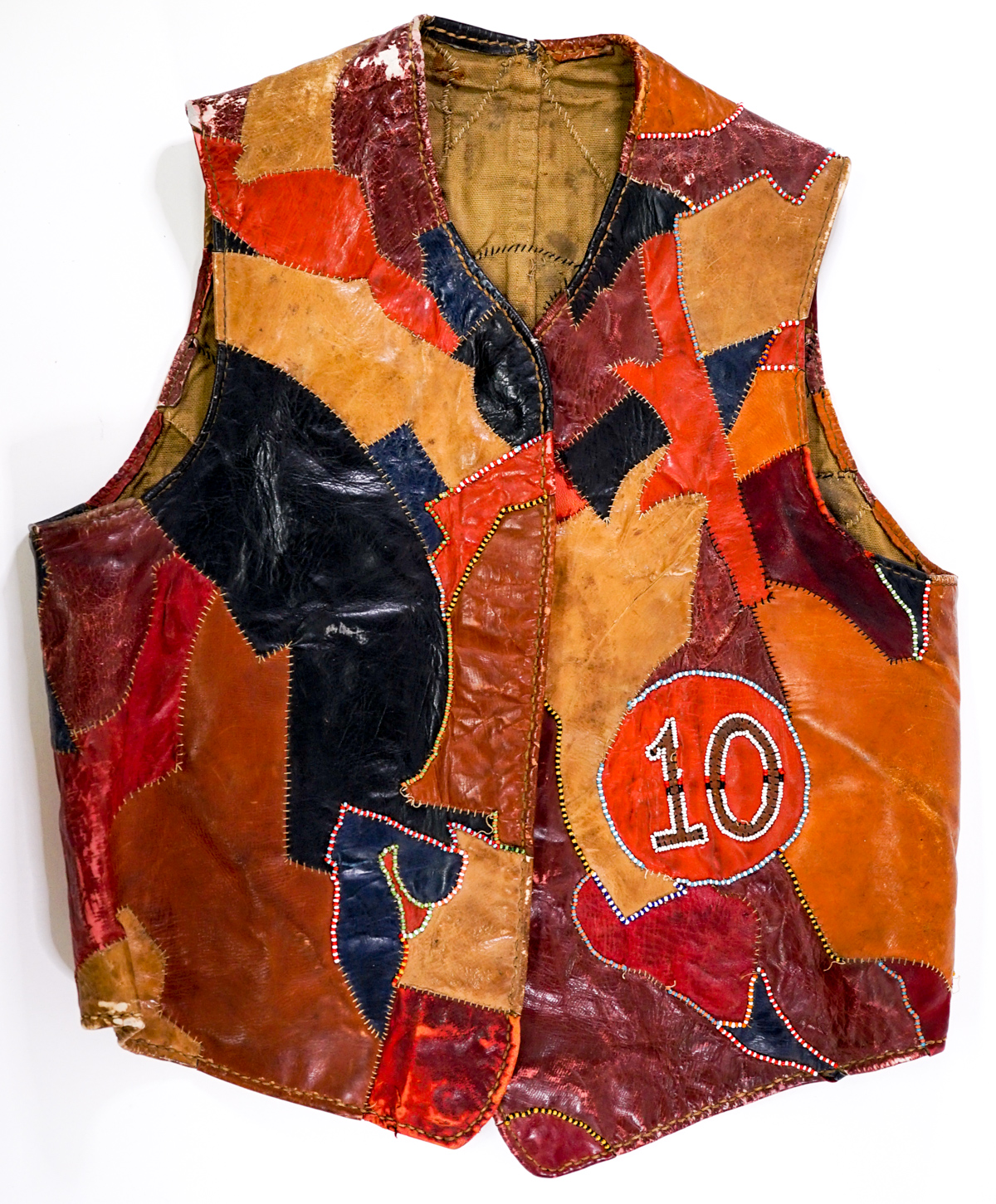 handmade leather vest