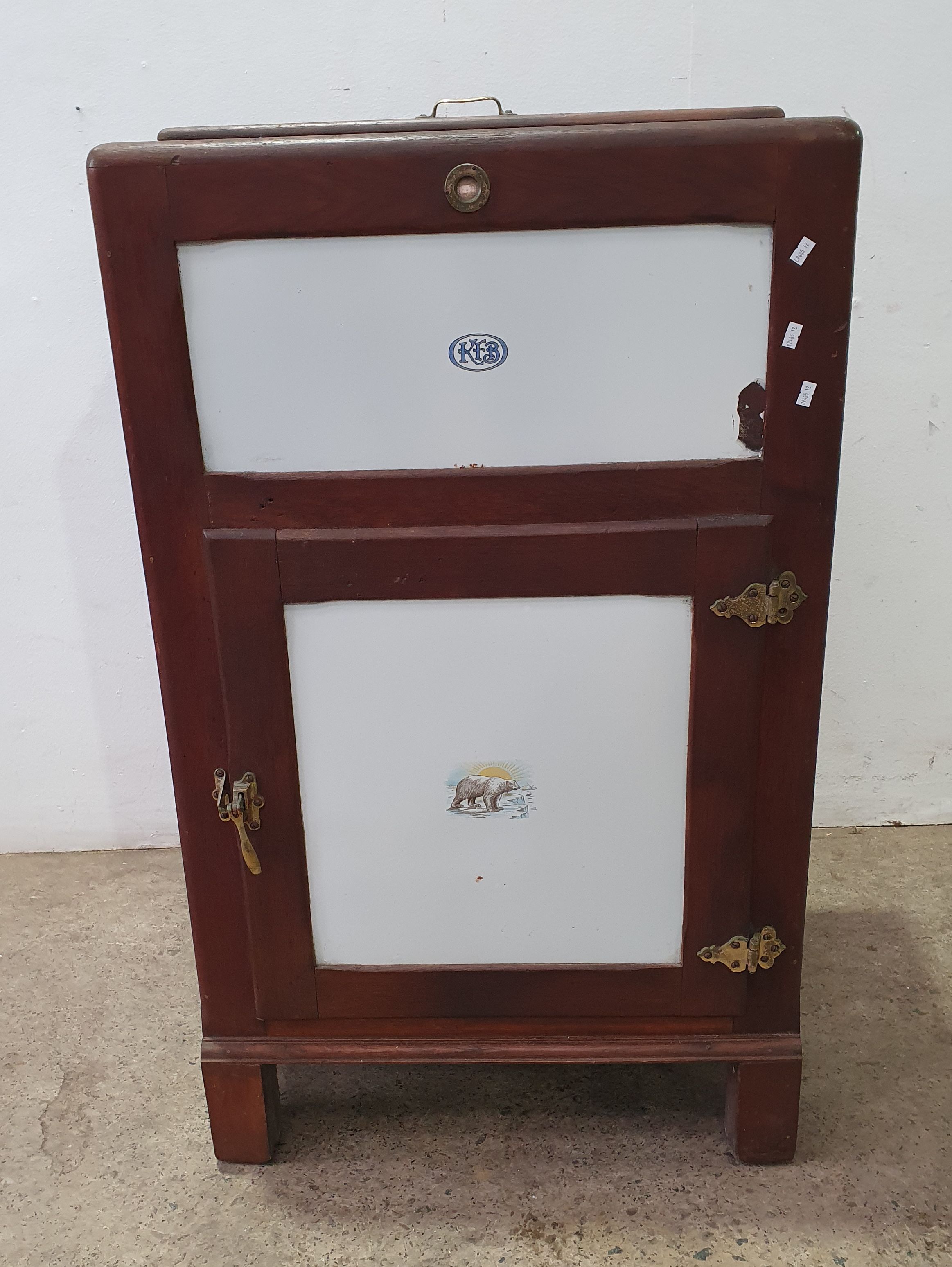 An Oak Kfb Ice Fridge