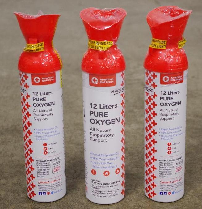 [3] BOOST OXYGEN 12 Liter Red Cross Rapid Response Supplemental Oxygen ...