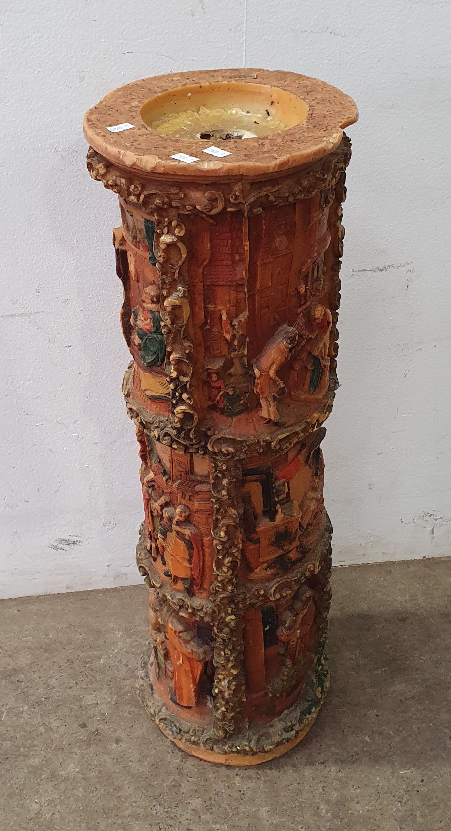 A Very Large Wax Candle