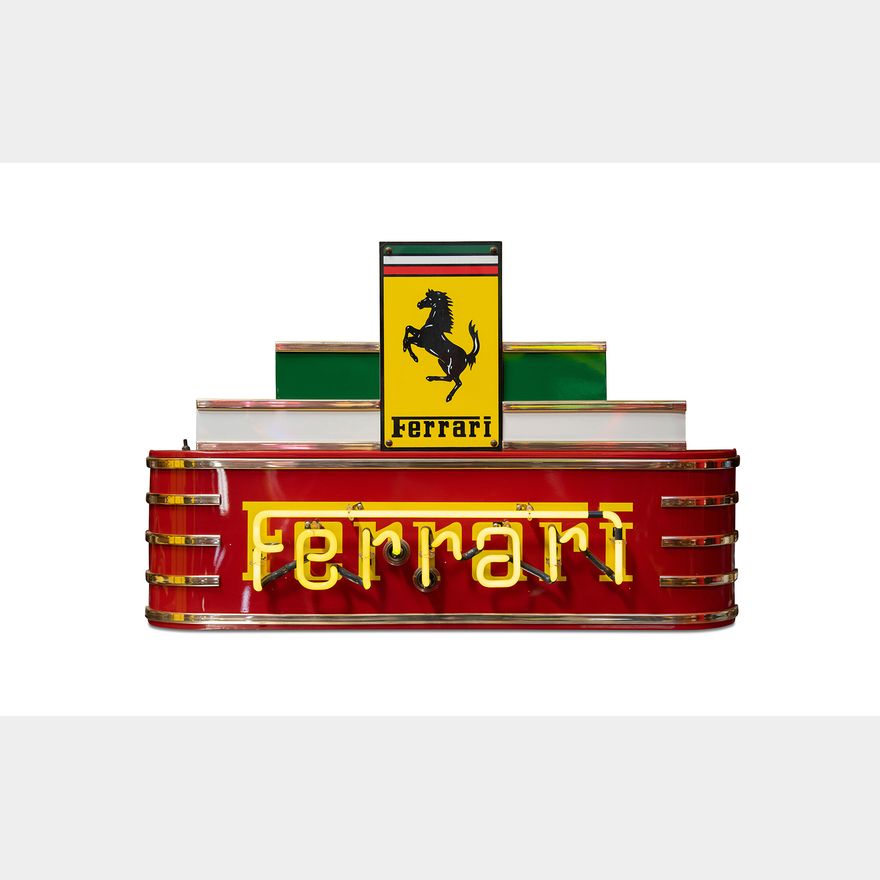 Ferbery Signs Neon Ferrari Sign | Gooding Christie's