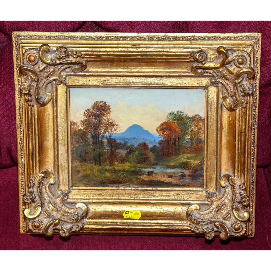 Framed Oil on Board Landscape
